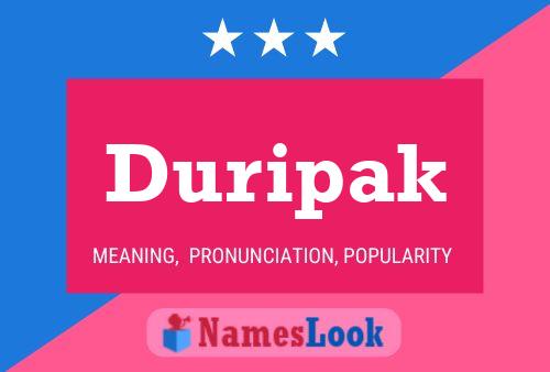 Duripak Name Poster