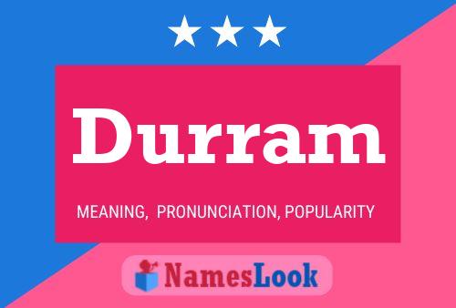 Durram Name Poster