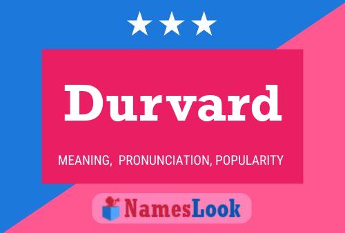 Durvard Name Poster