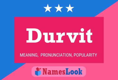 Durvit Name Poster