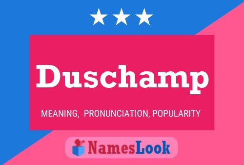 Duschamp Name Poster