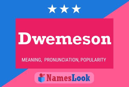 Dwemeson Name Poster