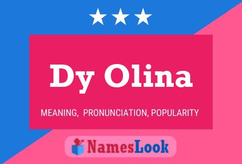 Dy Olina Name Poster