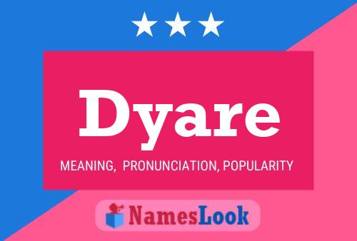 Dyare Name Poster