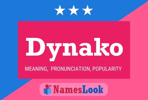 Dynako Name Poster