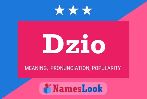 Dzio Name Poster