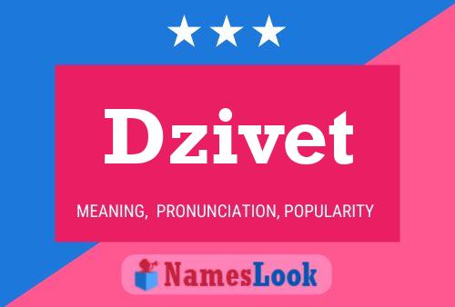 Dzivet Name Poster