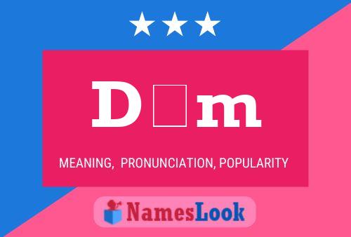 Döm Name Poster