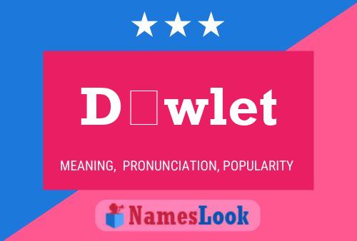 Döwlet Name Poster