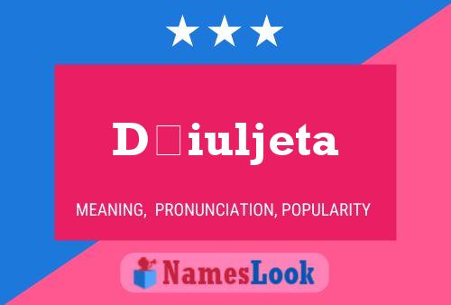 Džiuljeta Name Poster