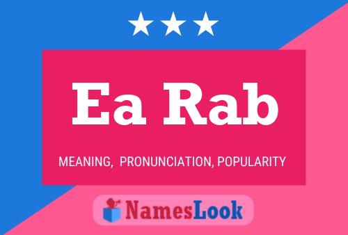 Ea Rab Name Poster