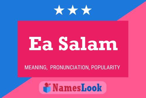 Ea Salam Name Poster