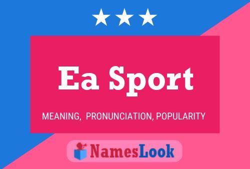 Ea Sport Name Poster