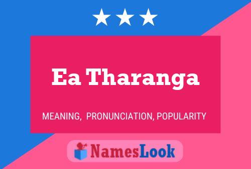 Ea Tharanga Name Poster