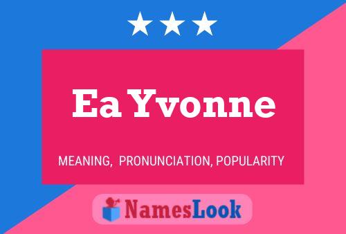 Ea Yvonne Name Poster