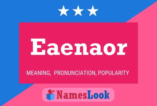 Eaenaor Name Poster