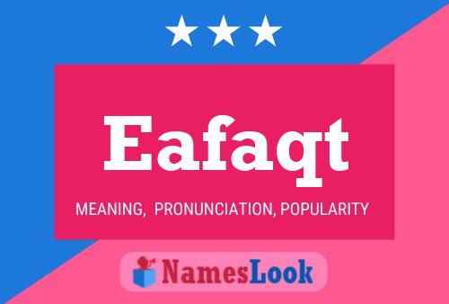 Eafaqt Name Poster