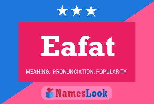 Eafat Name Poster