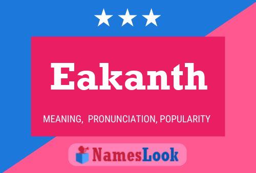 Eakanth Name Poster