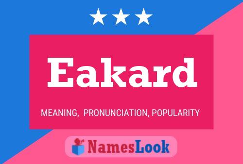 Eakard Name Poster