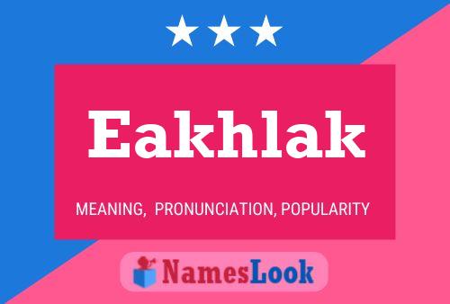 Eakhlak Name Poster