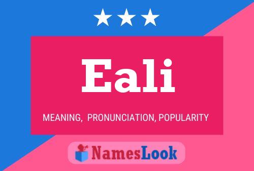 Eali Name Poster