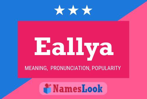 Eallya Name Poster