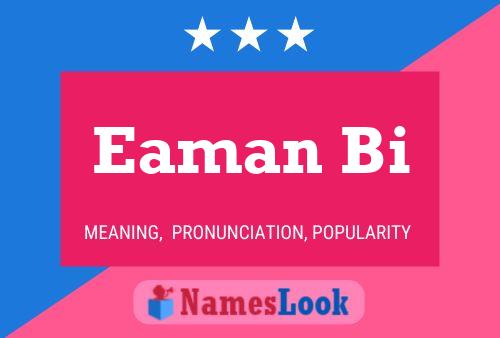 Eaman Bi Name Poster