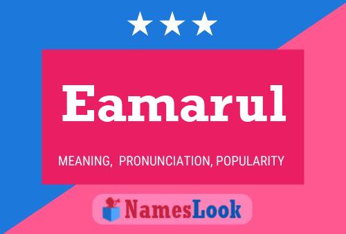 Eamarul Name Poster