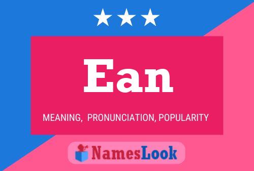 Ean Name Poster