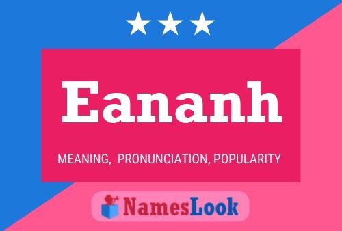 Eananh Name Poster