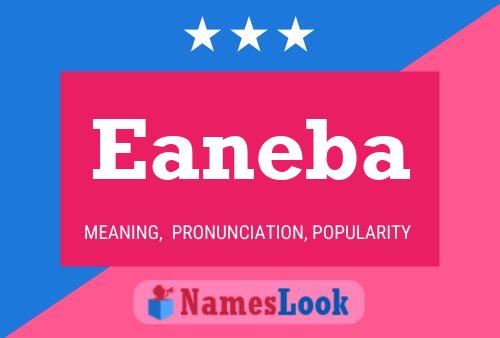 Eaneba Name Poster