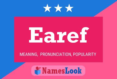 Earef Name Poster