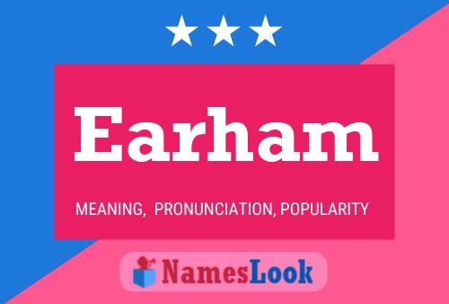 Earham Name Poster