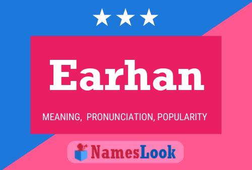 Earhan Name Poster