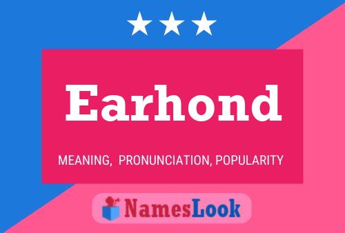 Earhond Name Poster