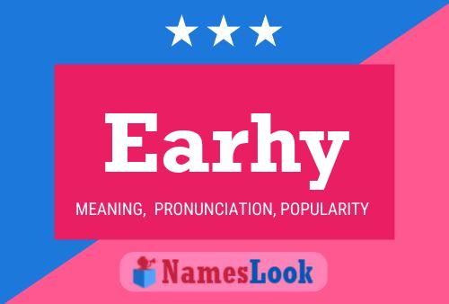 Earhy Name Poster