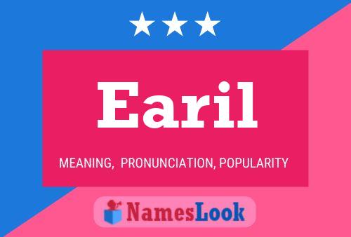 Earil Name Poster