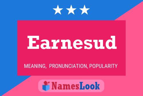 Earnesud Name Poster