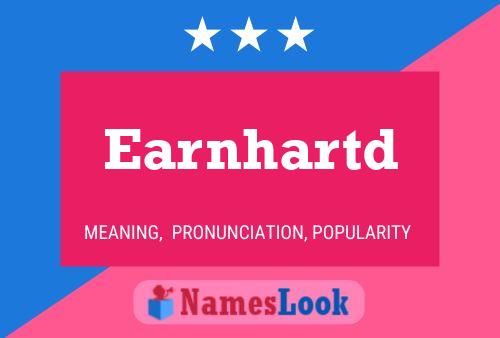 Earnhartd Name Poster