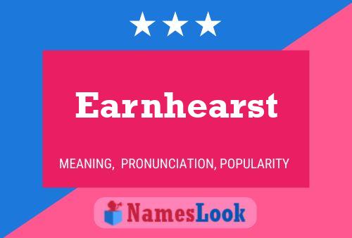 Earnhearst Name Poster