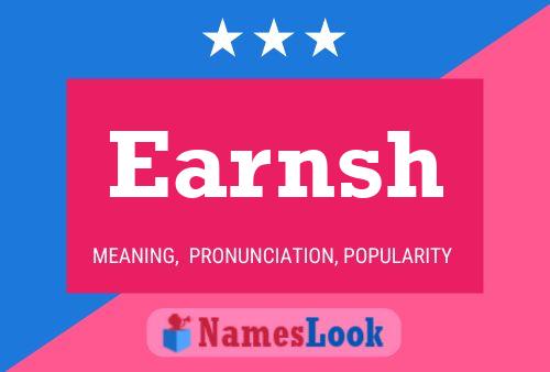 Earnsh Name Poster