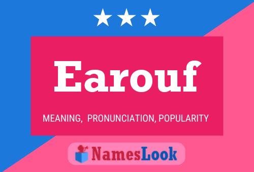 Earouf Name Poster