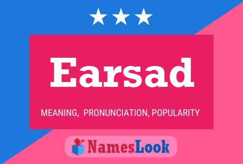 Earsad Name Poster