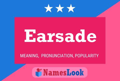 Earsade Name Poster