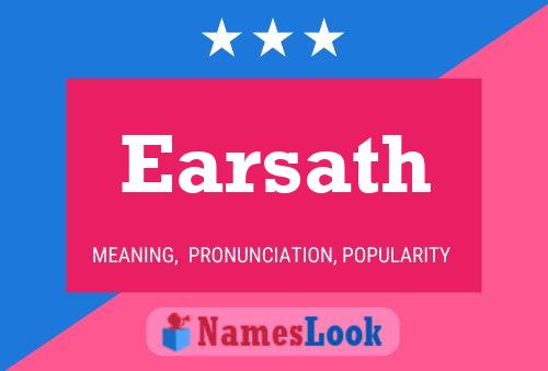 Earsath Name Poster