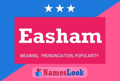 Easham Name Poster