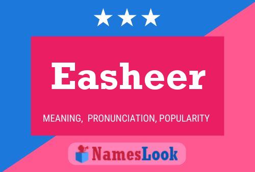 Easheer Name Poster