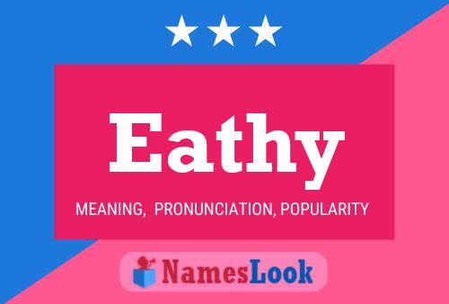 Eathy Name Poster