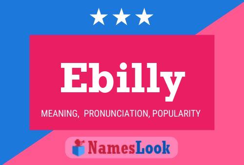 Ebilly Name Poster